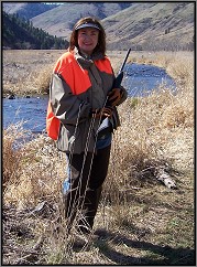 Patricia L. Watts with Hollow Creek's Gus